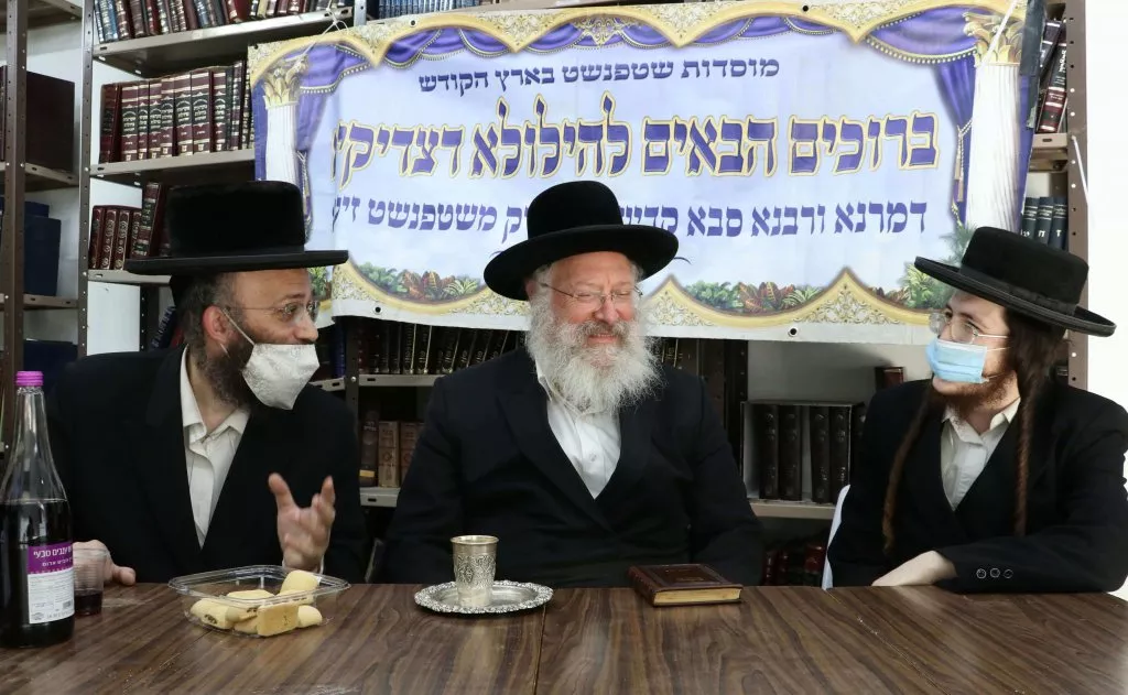 אב"ד בני ברק הגאון רבי יצחק אייזיק לנדא בישיבת המקובלים שטפנשט גבעתיים