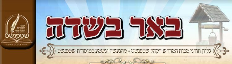 באר בשדה. עלון שטפנשט